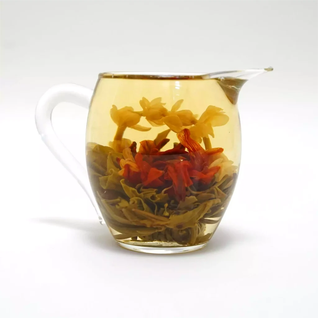 Flora's handcrafted blooming tea