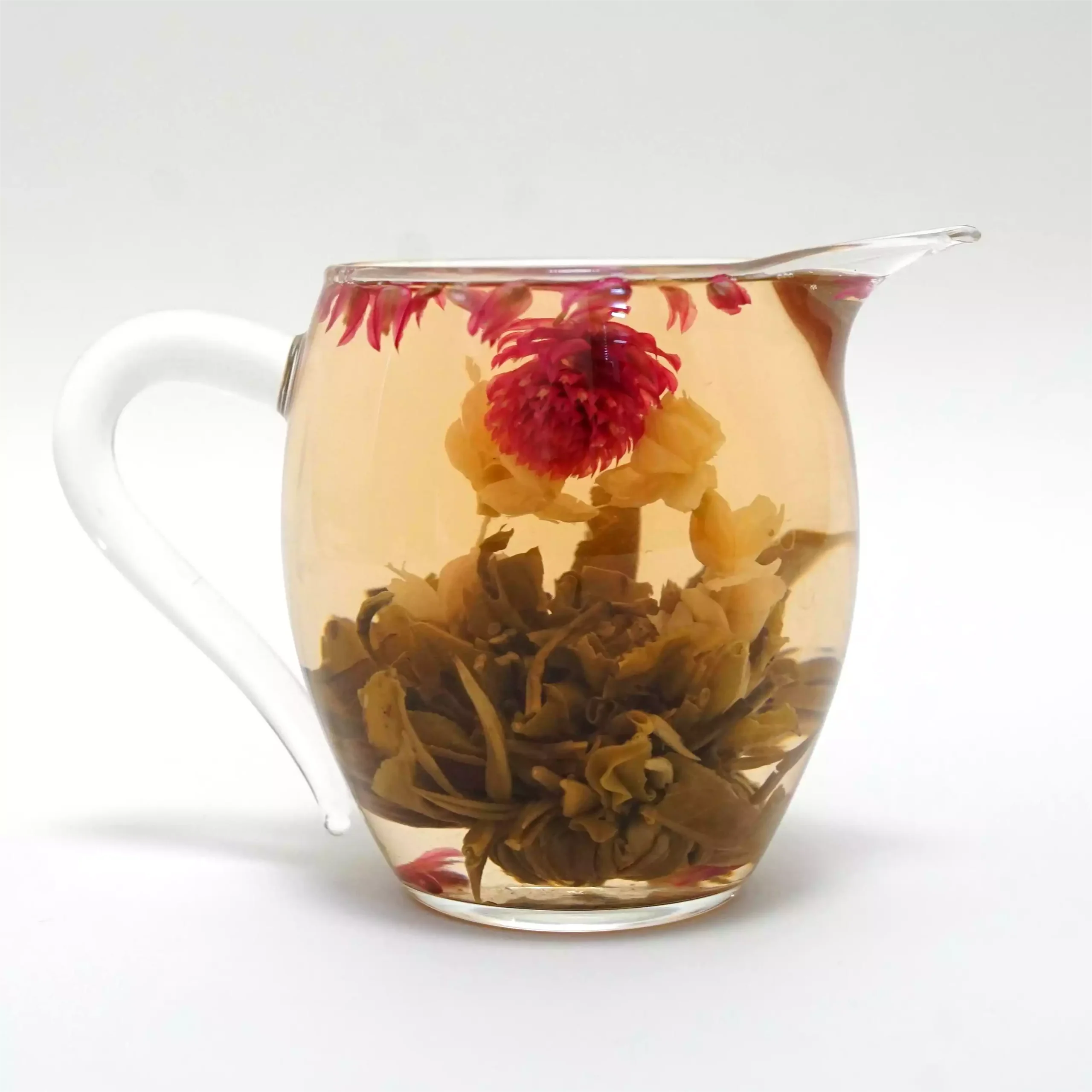 Ruby Tiara handcrafted blooming tea