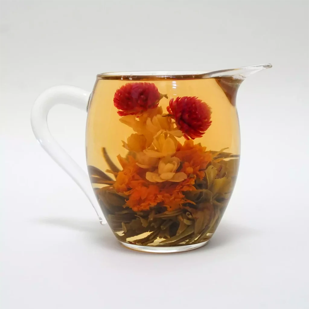 Twin Towers handcrafted blooming tea